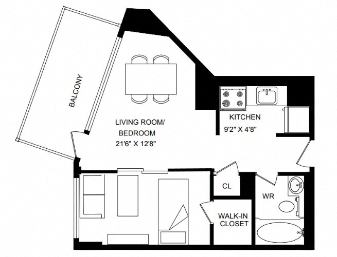 Floor plan layout diagram for Jr 1A Renovation 2
